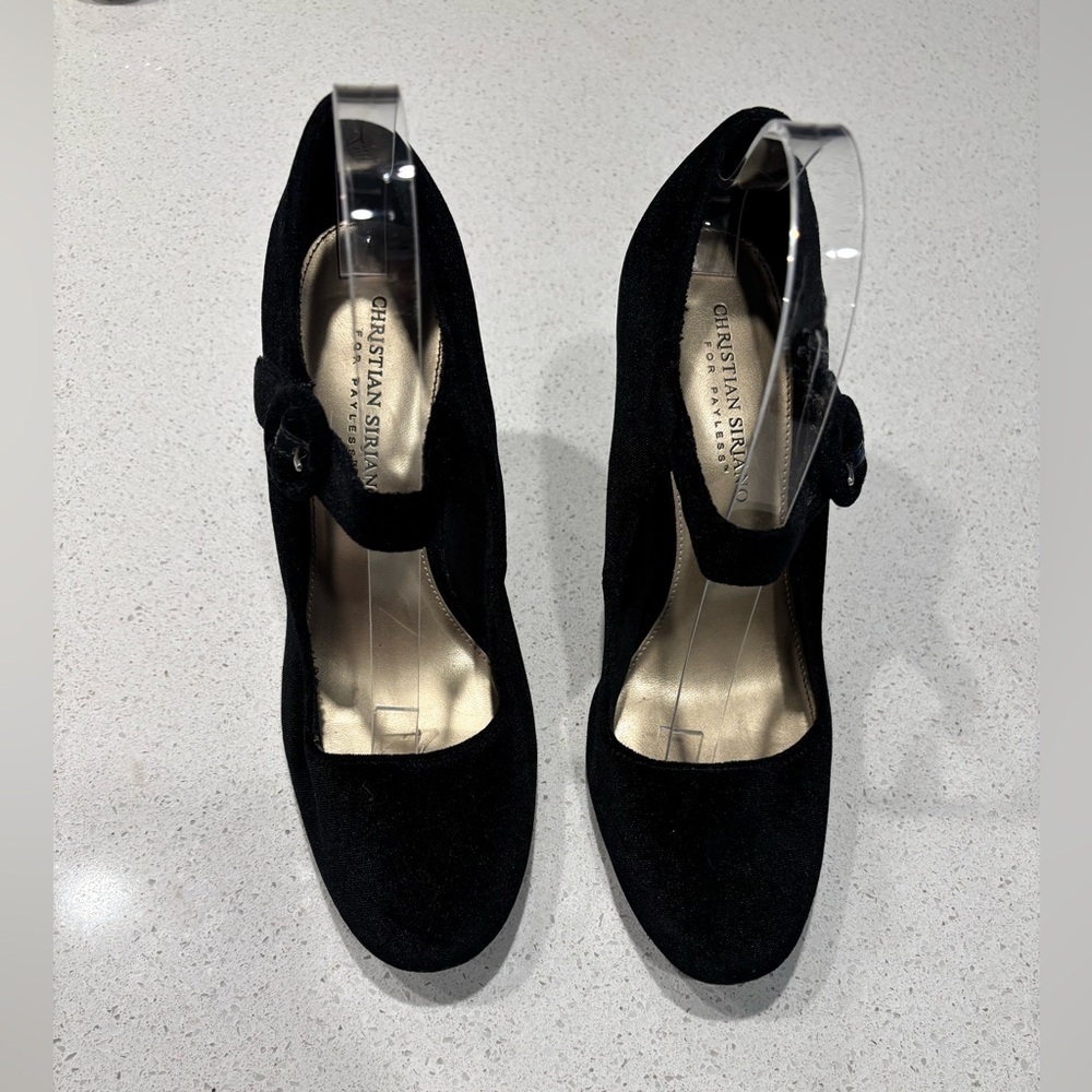 Christian Siriano Black Heeled Shoes